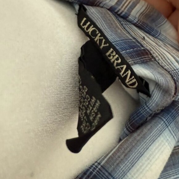 Lucky Brand Button Down Plaid Dress - Picture 8 of 9